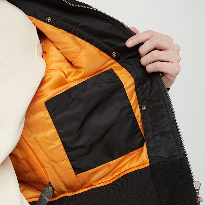 Alpha Industries Ma-1 Teddy schwarz 13087 5