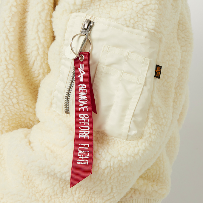 Alpha Industries Ma-1 Teddy blanco 13090 4