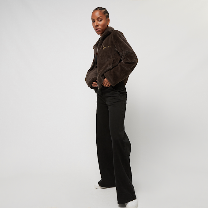 Karl Kani Metal Signature Fake Fur Jacket marrón 13141 4