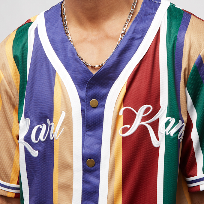 Karl Kani Script Stripe Baseball Shirt višebojno 13144 3