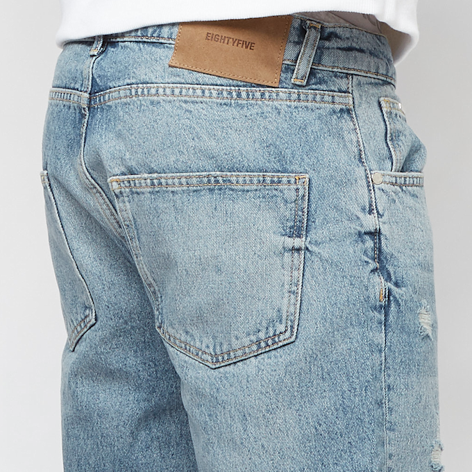 Eightyfive 85 Back Zipped Jeans blu 13330 4