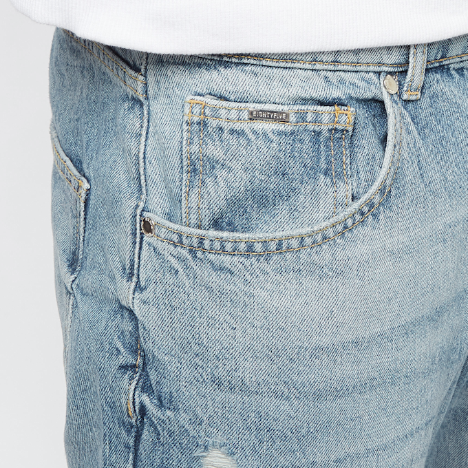 Eightyfive 85 Back Zipped Jeans blu 13330 6