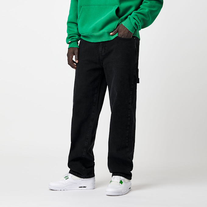 Eightyfive Baggy Jeans with Loop crna 13354 1