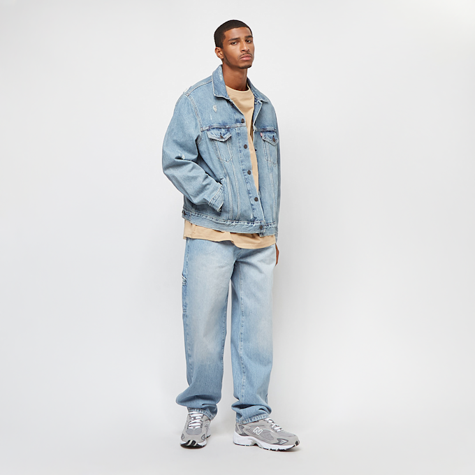Eightyfive 85 Baggy Jeans with Loop blauw 13355 6