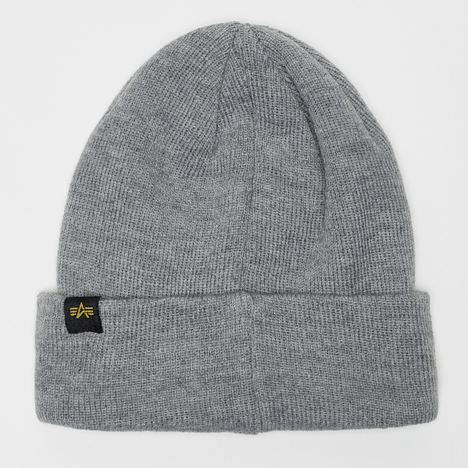Alpha Industries 3D Beanie grau 13395 2