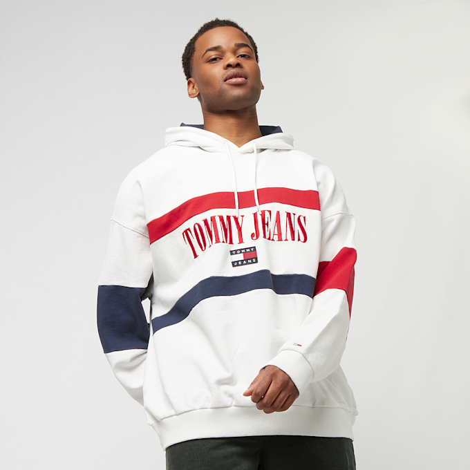 Tommy Jeans Skater Archive Block Hoodie blanc 13567 1