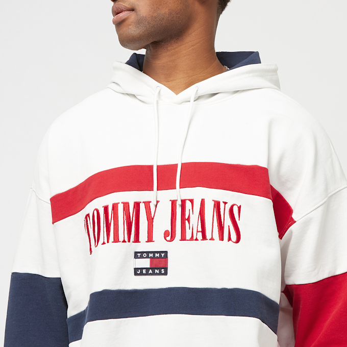 Tommy Jeans Skater Archive Block Hoodie blanc 13567 3