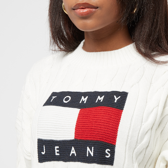 Tommy Jeans Tjw Bxy Center Flag Sweater beż 13587 3