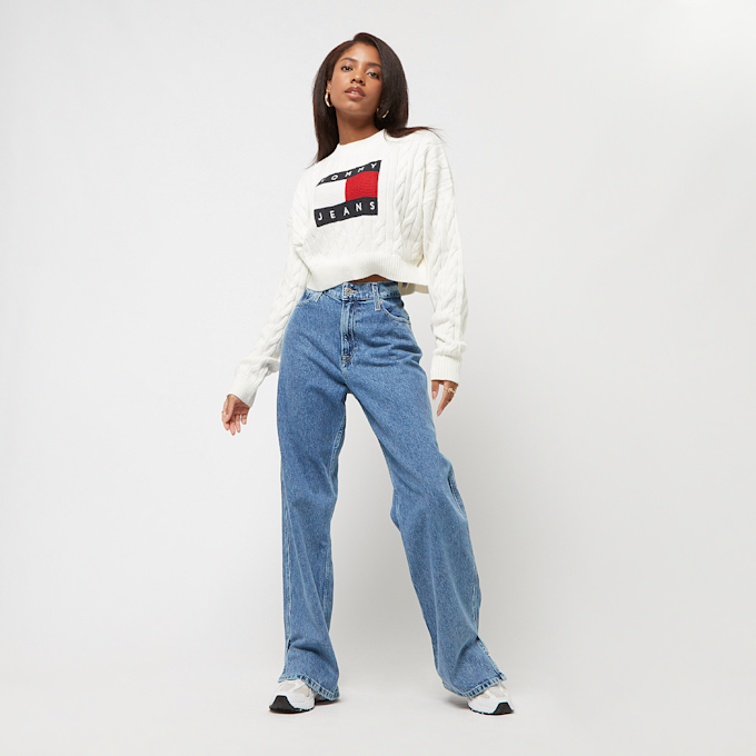 Tommy Jeans Tjw Bxy Center Flag Sweater bege 13587 4