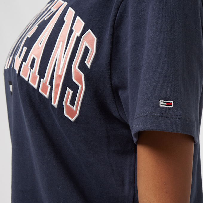 Tommy Jeans Tjw Rlxd Collegiate Logo Ss azul 13591 4