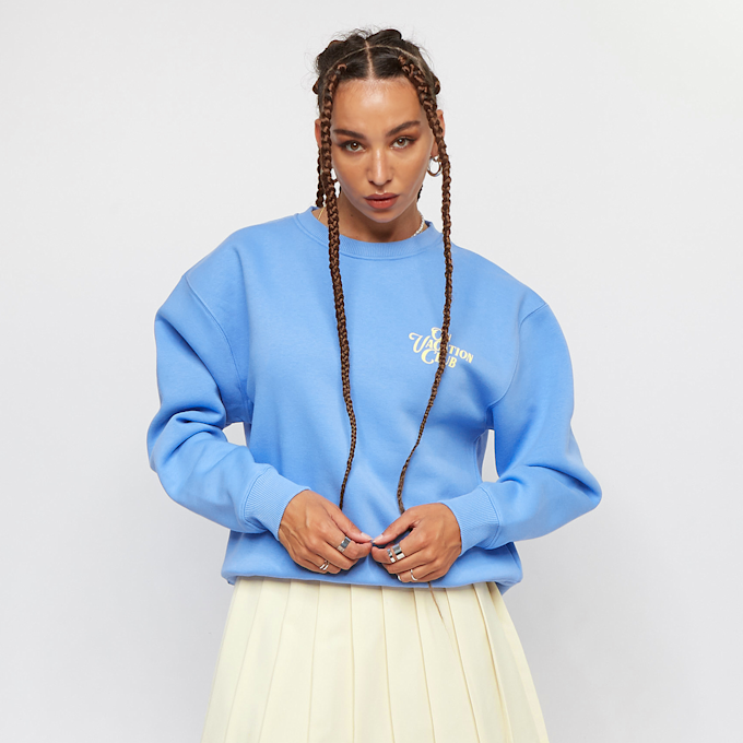 On Vacation Calligraphy Ladies Sweater blu 13884 1