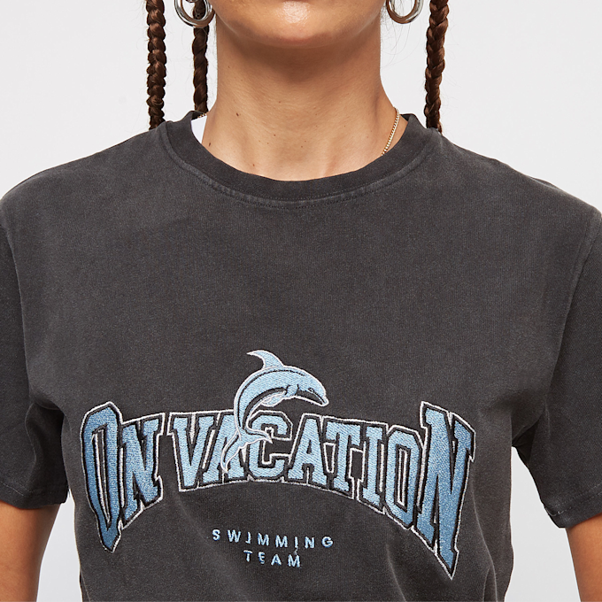 On Vacation Dolphin League Ladies T-Shirt schwarz 13910 3