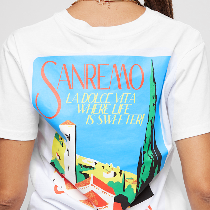 On Vacation Sanremo Ladies T-Shirt weiß 13927 4