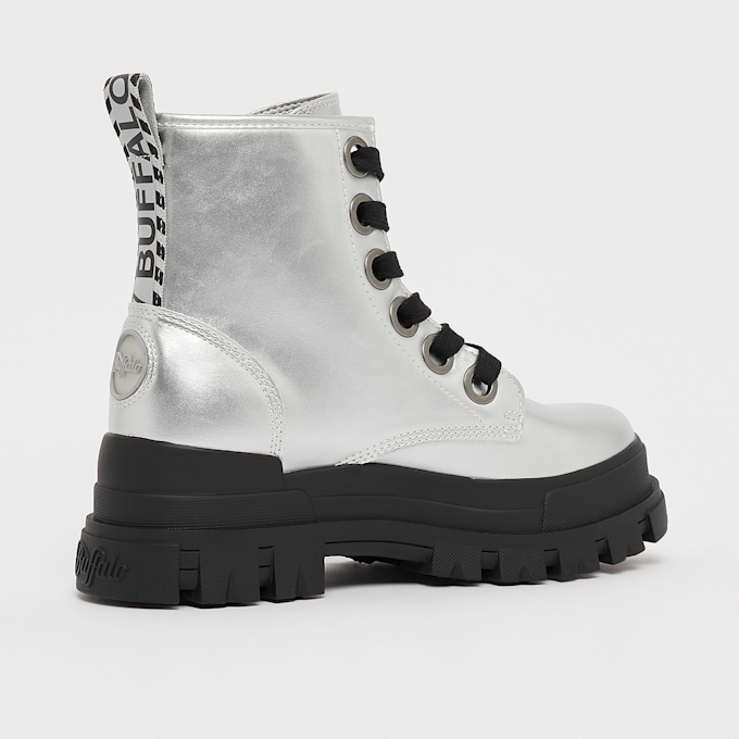 Buffalo Aspha Laceup Hi silber 14073 3