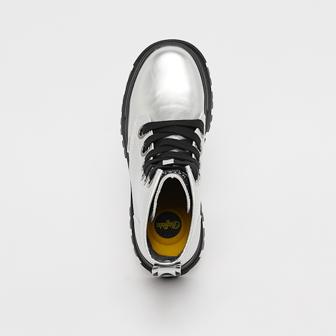 Buffalo Aspha Laceup Hi plata 14073 5