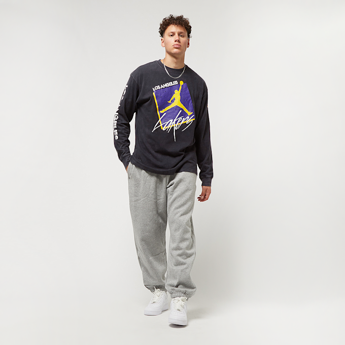 Nike   Los Angeles Lakers Courtside Statement Edition Men's Jordan Max90 NBA Long-Sleeve T-Shirt nero 14190 6