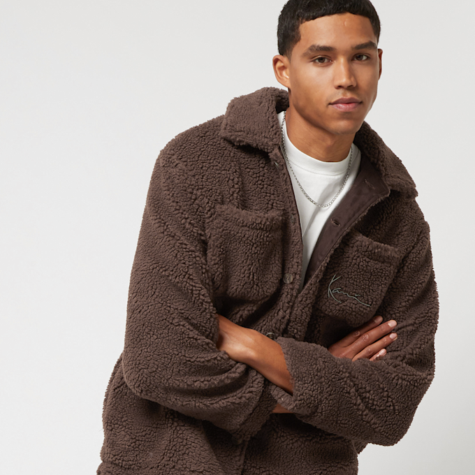 Karl Kani Metal Signature Teddy Shirt brun 14202 1