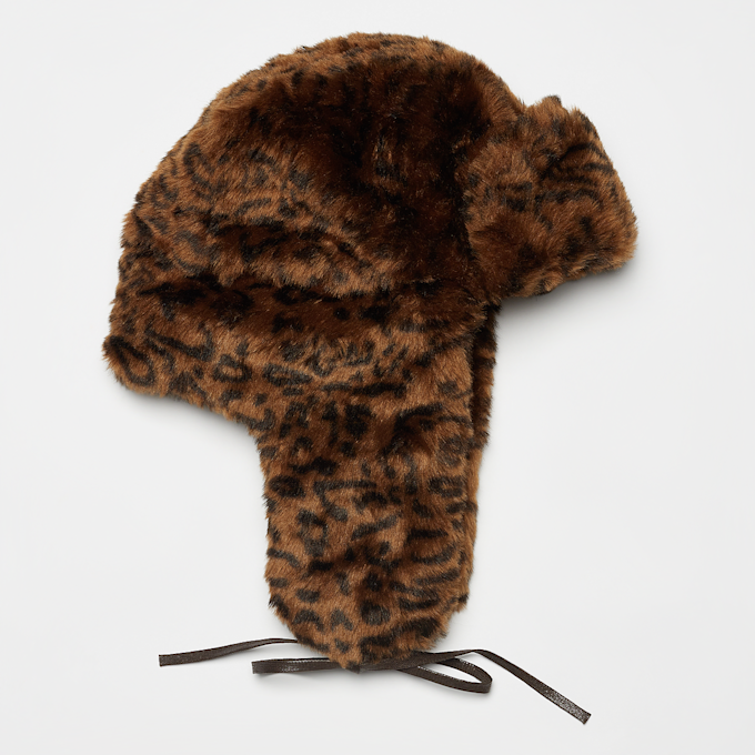 Kangol Leopard Trapper marrón 14239 2