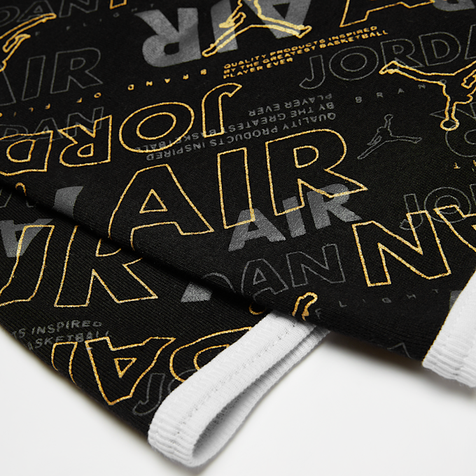 Jordan Black & Gold Blanket Set (4 Pack) zwart 14325 4