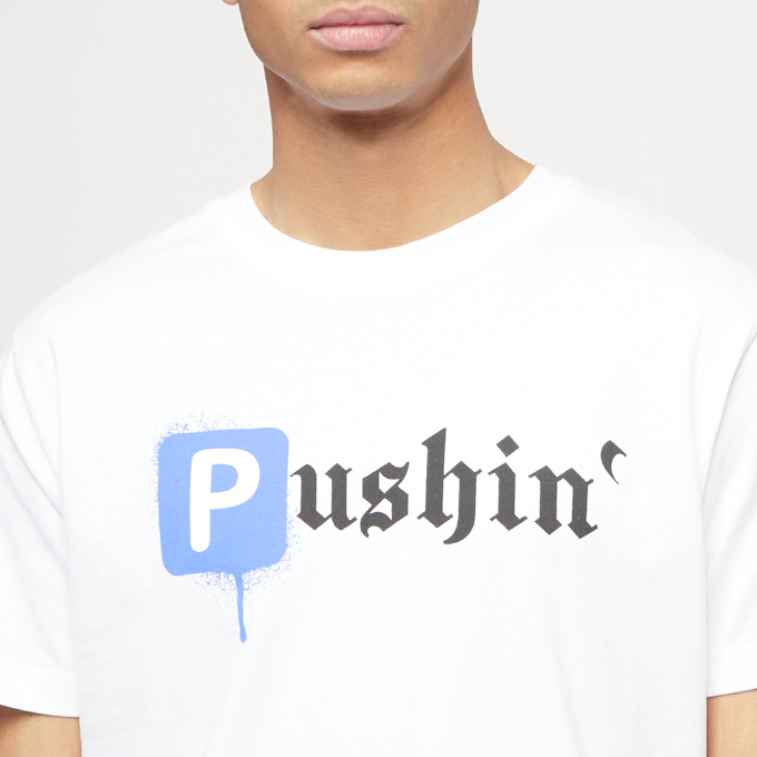 Mister Tee Pushin P Tee weiß 14345 3