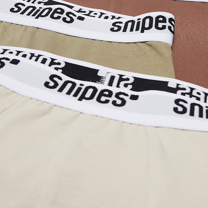 SNIPES 3 PACK - Briefs Boxershorts braun 14432 2