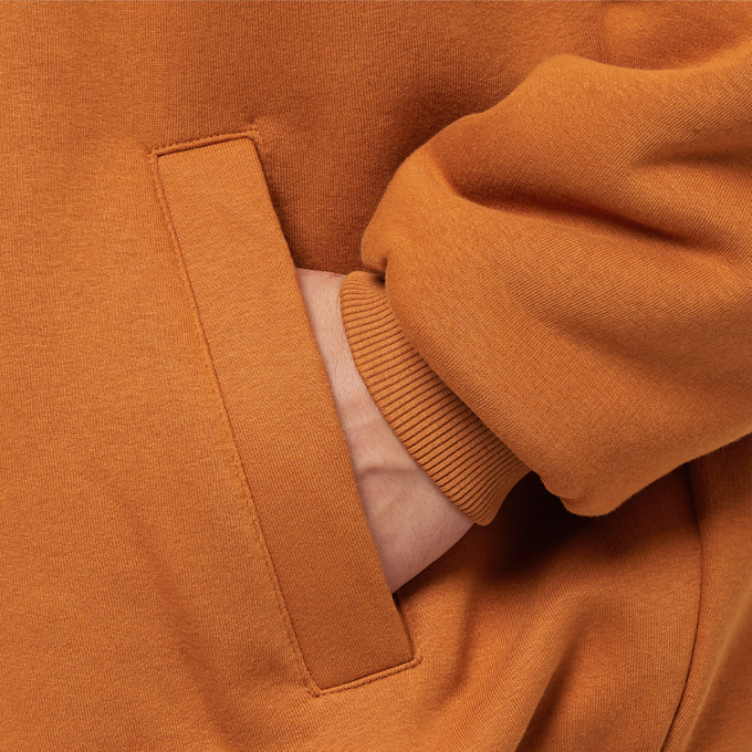 Karl Kani Chest Retro OS Full Zip Hoodie brun 14440 4