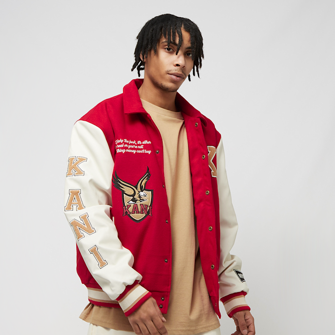 Karl Kani Retro Patch Block College Jacket rot 14444 1