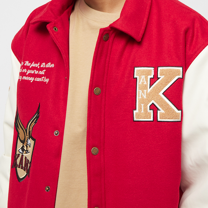 Karl Kani Retro Patch Block College Jacket rot 14444 4