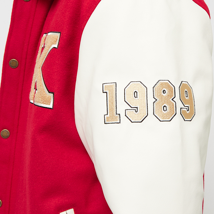 Karl Kani Retro Patch Block College Jacket rot 14444 5