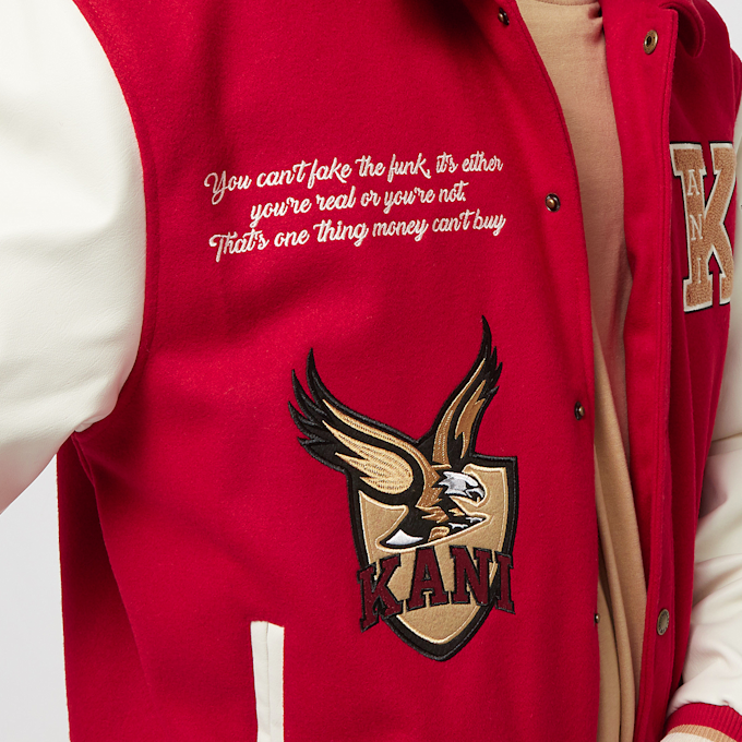 Karl Kani Retro Patch Block College Jacket rot 14444 7