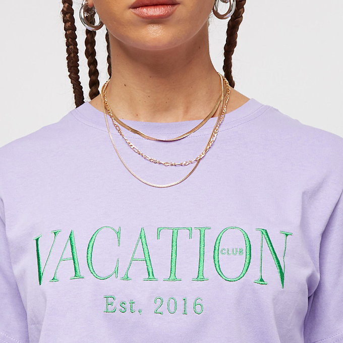 On Vacation Classic Logo T-Shirt fioletowy 14455 3
