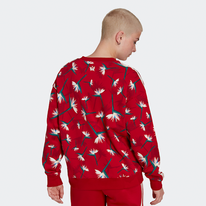 adidas Originals x Thebe Magugu Sweatshirt rouge 14490 2