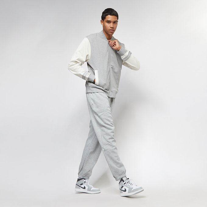 Nike   Sportswear Fleece Varsity Jacket szary 14497 5