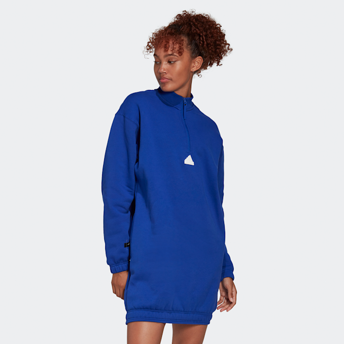 adidas Originals Half-Zip Sweater Kleid plava 14544 1