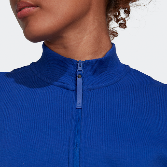 adidas Originals Half-Zip Sweater Kleid blau 14544 3