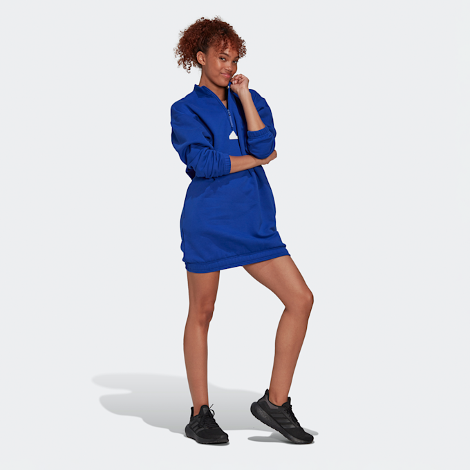 adidas Originals Half-Zip Sweater Kleid plava 14544 6