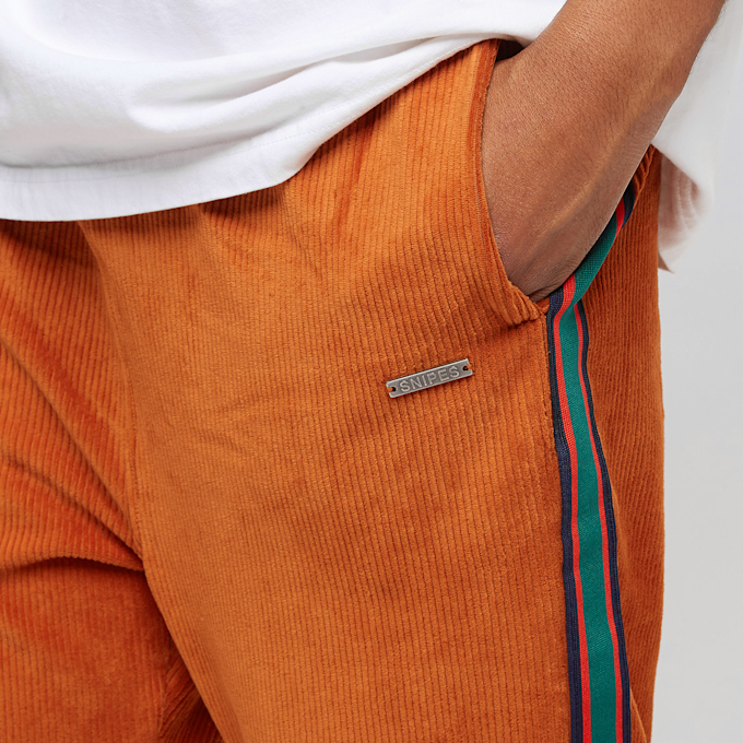 SNIPES Corduroy Track Pants brązowy 14563 4