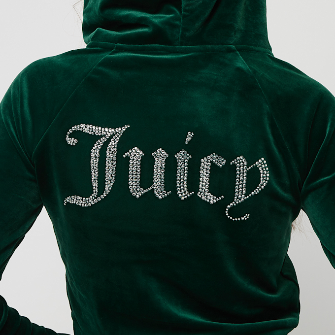 Juicy Couture Madison Hoodie zelena 14573 4