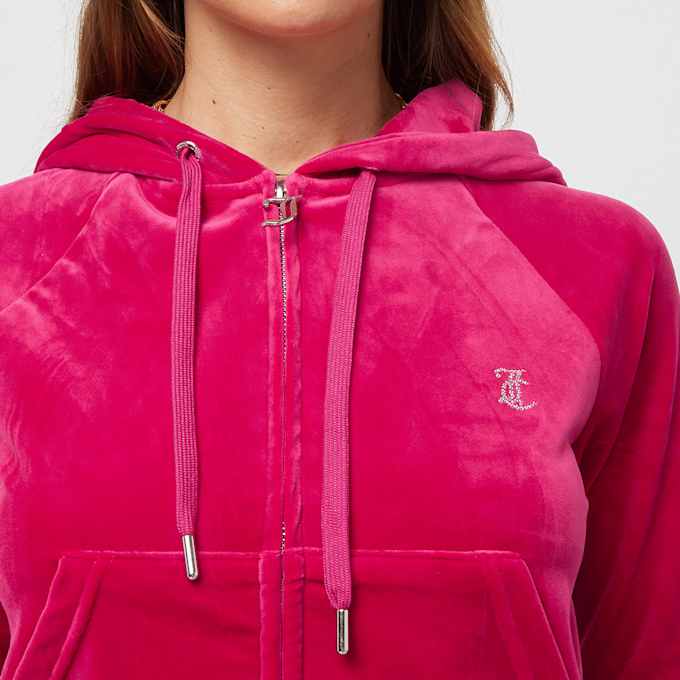 Juicy Couture MADISON HOODIE raspberry sorbet różowy 14574 3