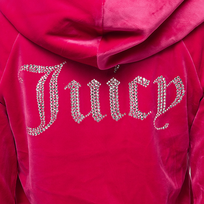 Juicy Couture MADISON HOODIE raspberry sorbet rosa  14574 4