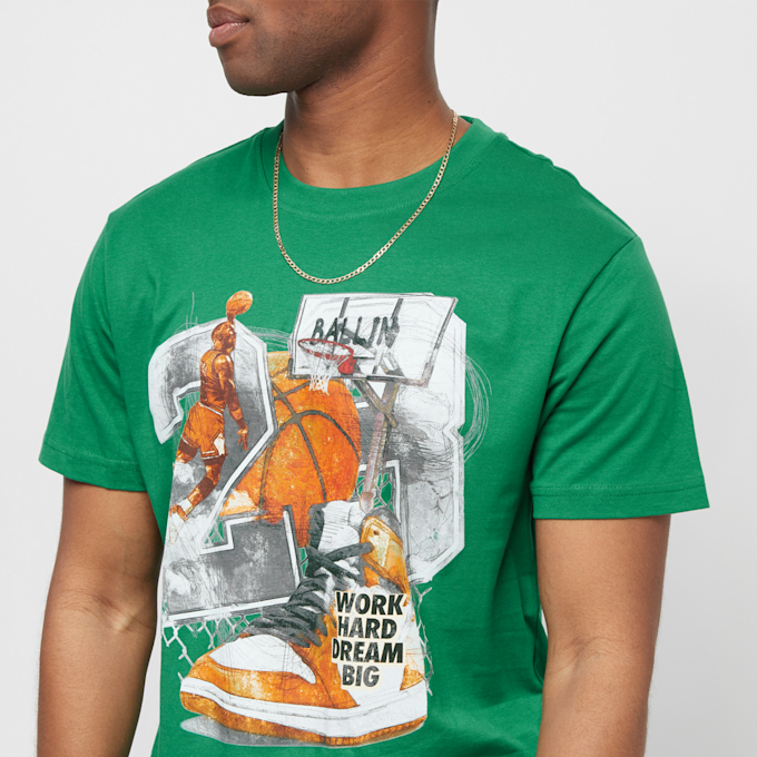 Mister Tee Vintage Ballin Tee zelena 14611 3