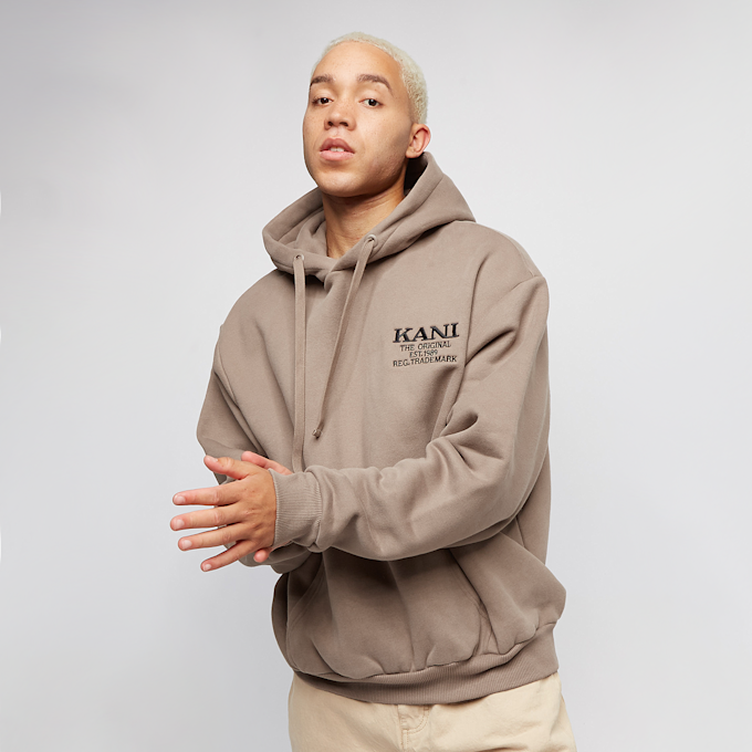 Karl Kani Chest Retro OS Heavy Sweat Hoodie siva 14622 1