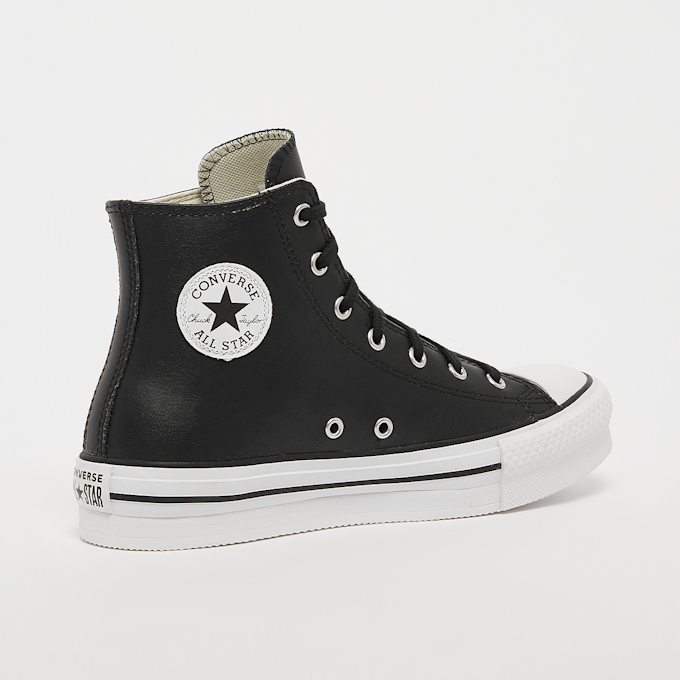 Converse Chuck Taylor All Star Eva Lift Leather (GS) zwart 14653 3
