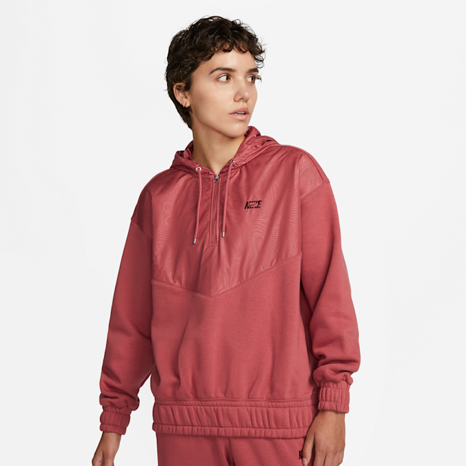 Nike Sportswear Icon Clash 1/4-Zip Fleece Hoodie rot 14680 1