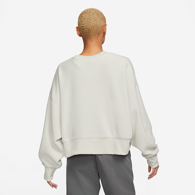 Nike Sportswear Plush Women's Mod Crop Crew-Neck Sweatshirt beige 14685 2