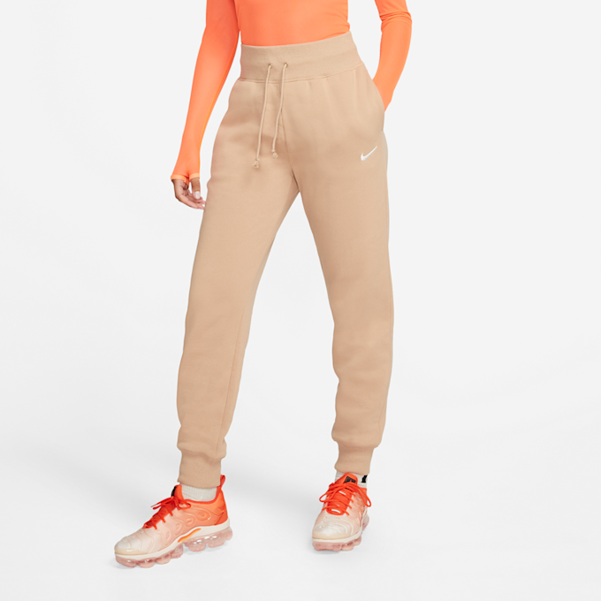 Nike Sportswear Phoenix Fleece High-Waisted Joggers beż 14688 1