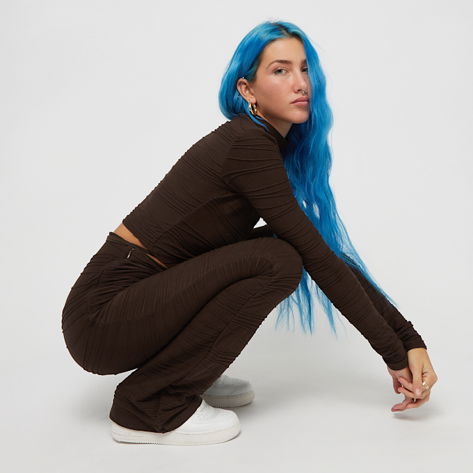 Sixth June Textured Wavy Crop Top bruin 14697 5