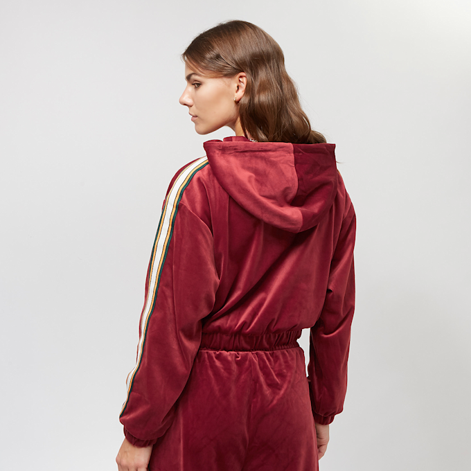 SNIPES College Logo Velours Track Jacket rouge 14779 3