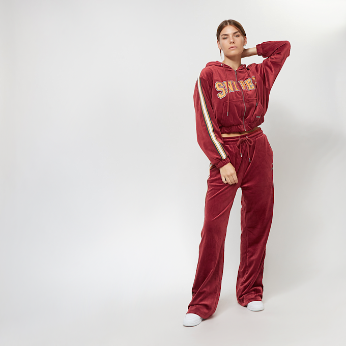 SNIPES College Logo Velours Track Jacket vermelho 14779 7