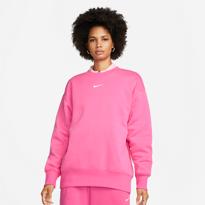 Nike Sportswear Phoenix Fleece Oversize Crew rosa 14915 1